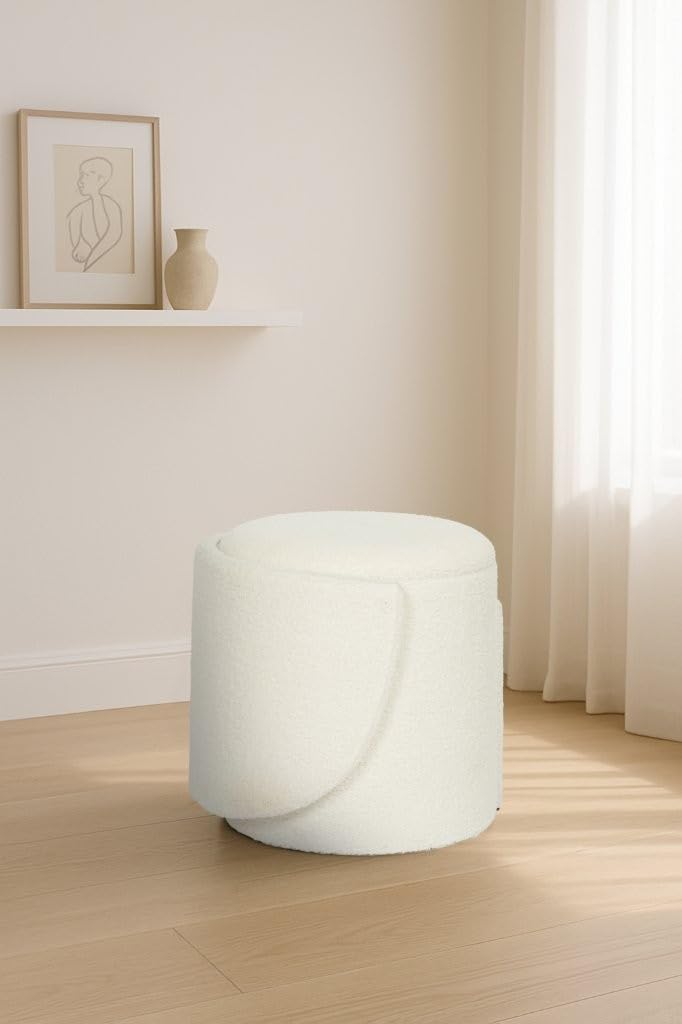 Shano Bloom Blends Teddy Boucle Tub Chair | Hidden Storage | Curved Back | 150kg | 20 Colours