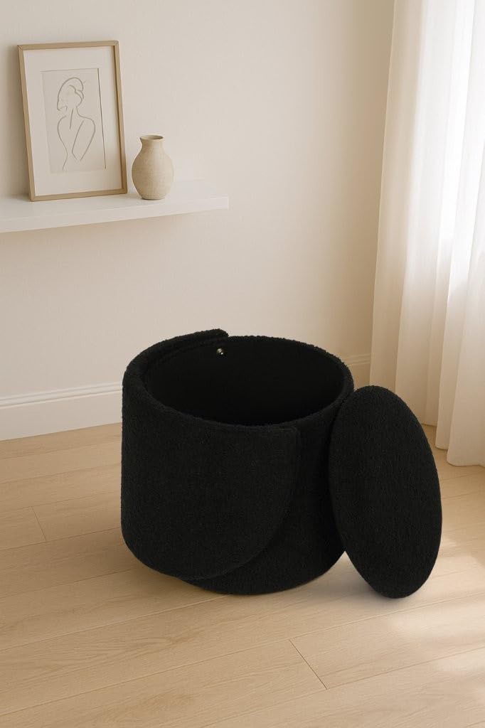 Shano Bloom Blends Teddy Boucle Tub Chair | Hidden Storage | Curved Back | 150kg | 20 Colours