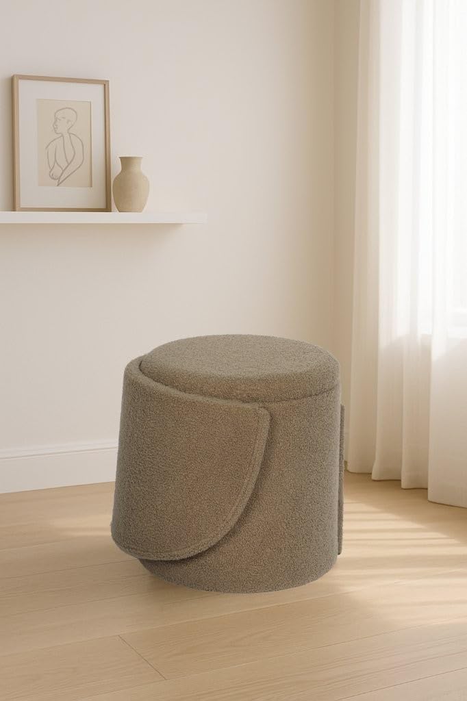 Shano Bloom Blends Teddy Boucle Tub Chair | Hidden Storage | Curved Back | 150kg | 20 Colours