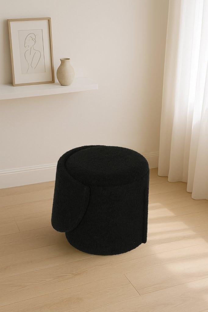Shano Bloom Blends Teddy Boucle Tub Chair | Hidden Storage | Curved Back | 150kg | 20 Colours