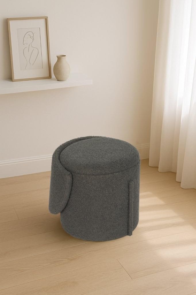 Shano Bloom Blends Teddy Boucle Tub Chair | Hidden Storage | Curved Back | 150kg | 20 Colours