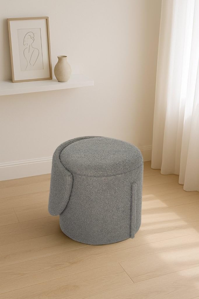 Shano Bloom Blends Teddy Boucle Tub Chair | Hidden Storage | Curved Back | 150kg | 20 Colours