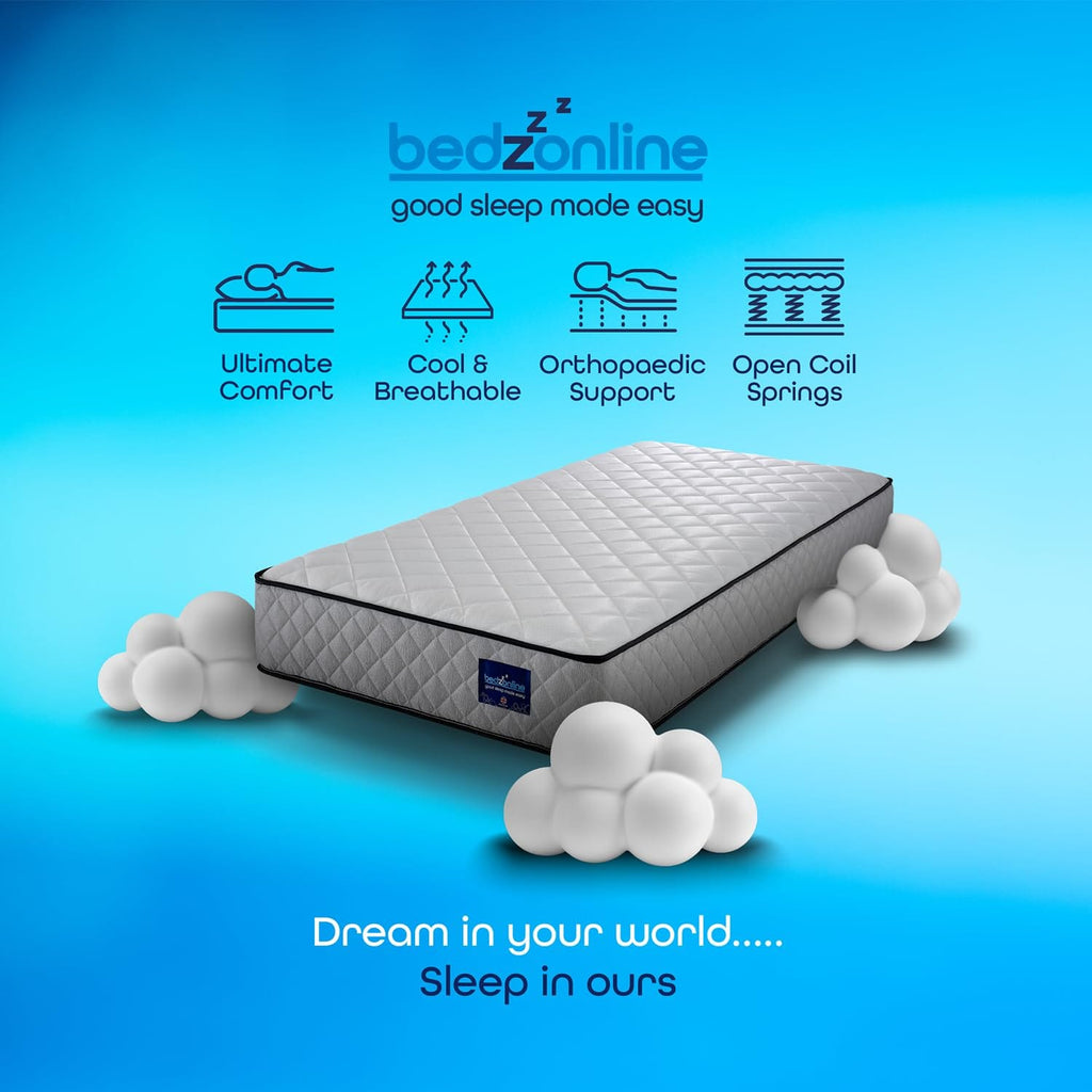 Shano Hybrid Memory Foam & Spring Mattress | UK Made | Medium Firm | 20cm