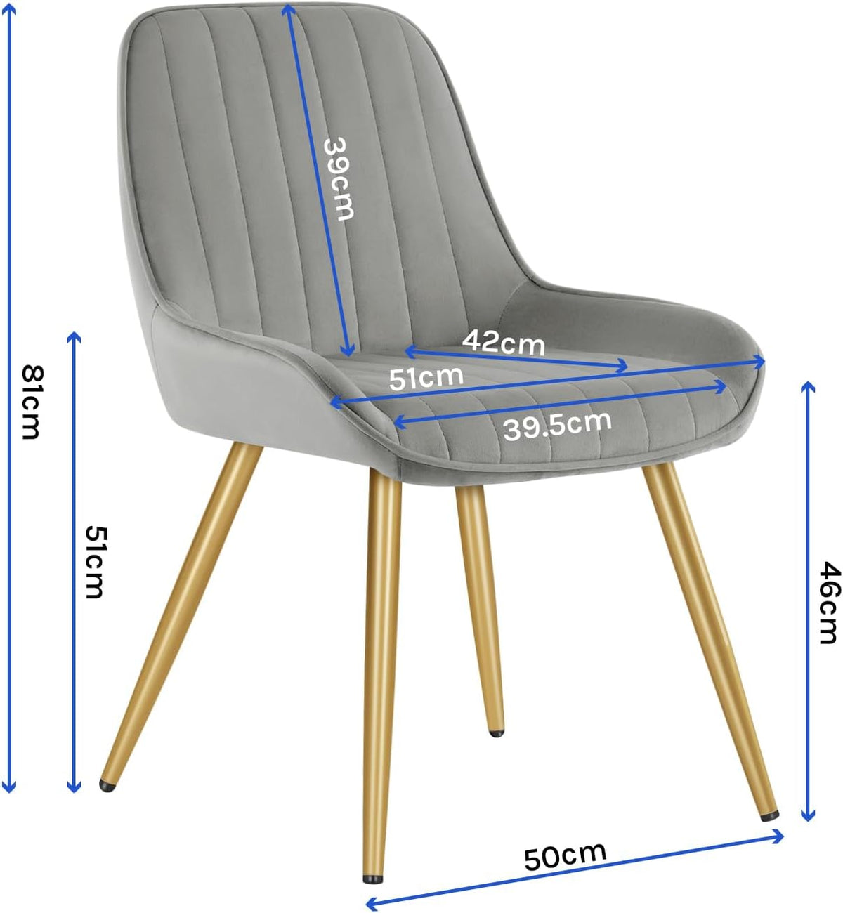 Shano Lestarain Dining Chairs Set of 4 | Velvet & Faux Leather | Ergonomic | 150kg Capacity