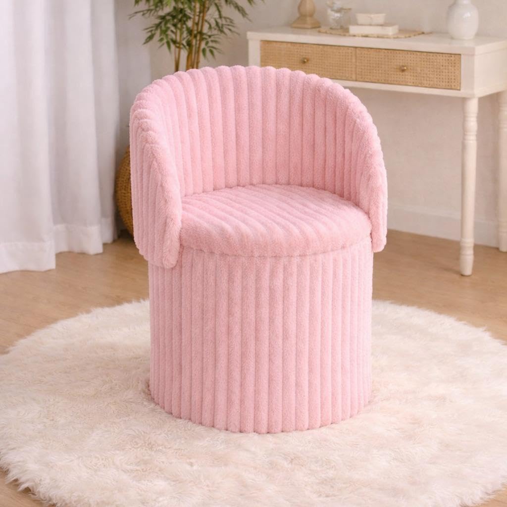 Shano Bloom Blends Teddy Boucle Tub Chair | Hidden Storage | Curved Back | 150kg | 20 Colours