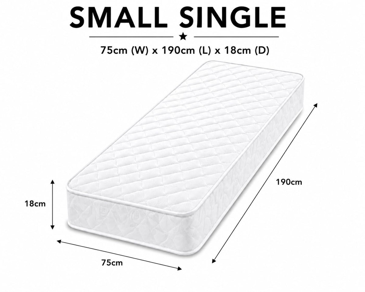 Shano Starlight Beds CoolTouch Hybrid Sprung Mattress | UK Made | Plush | NBF Certified | 18cm
