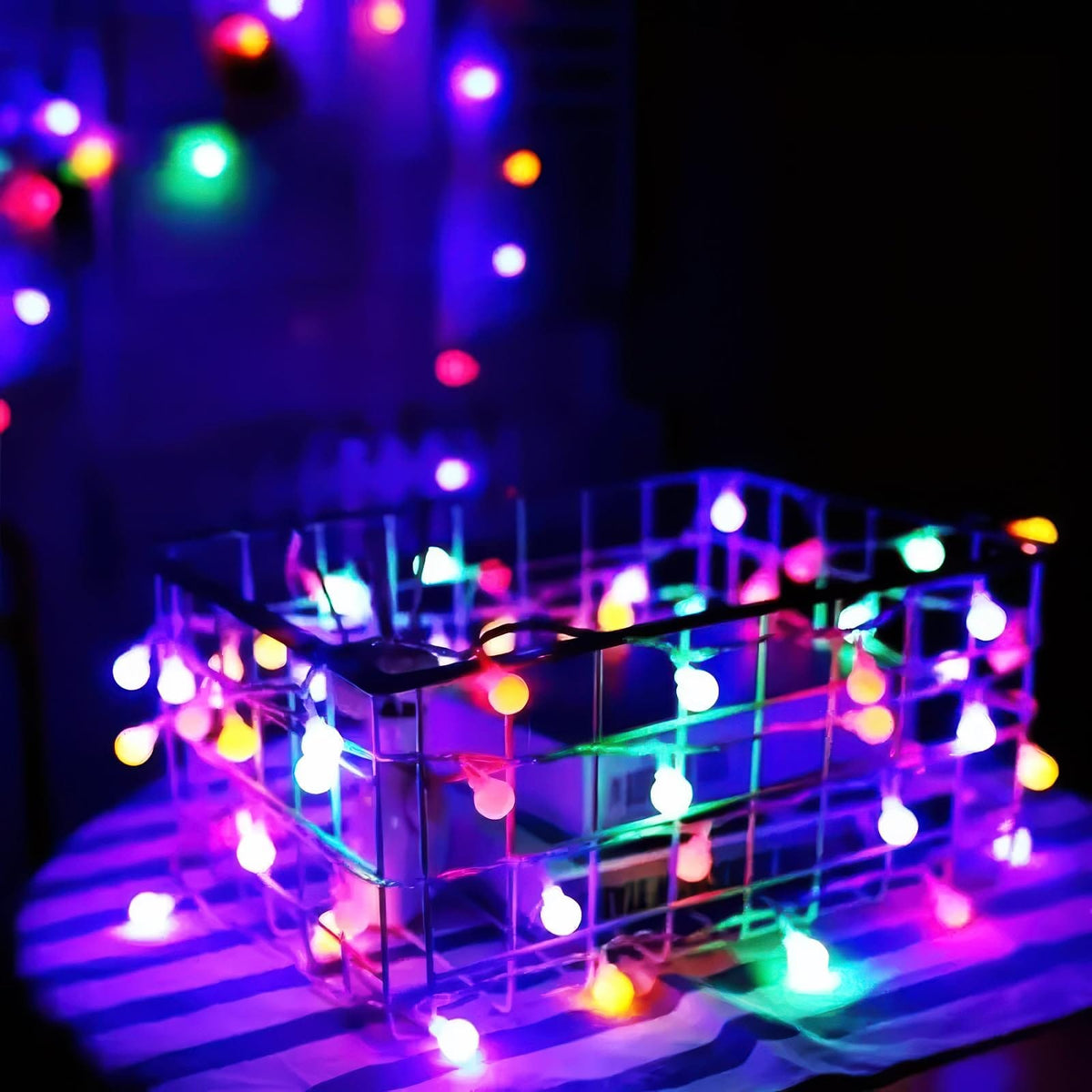 Fairy Lights, 20ft 40 LED Battery Powered String Lights, 2 Lighting Modes, Decoractive for Indoor Outdoor, Bedroom, Wedding, Party,Birthday, Valentine, Christmas Tree Decoration (Snowflack)