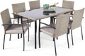 Shano Rattan Garden Dining Set – 6 Seater