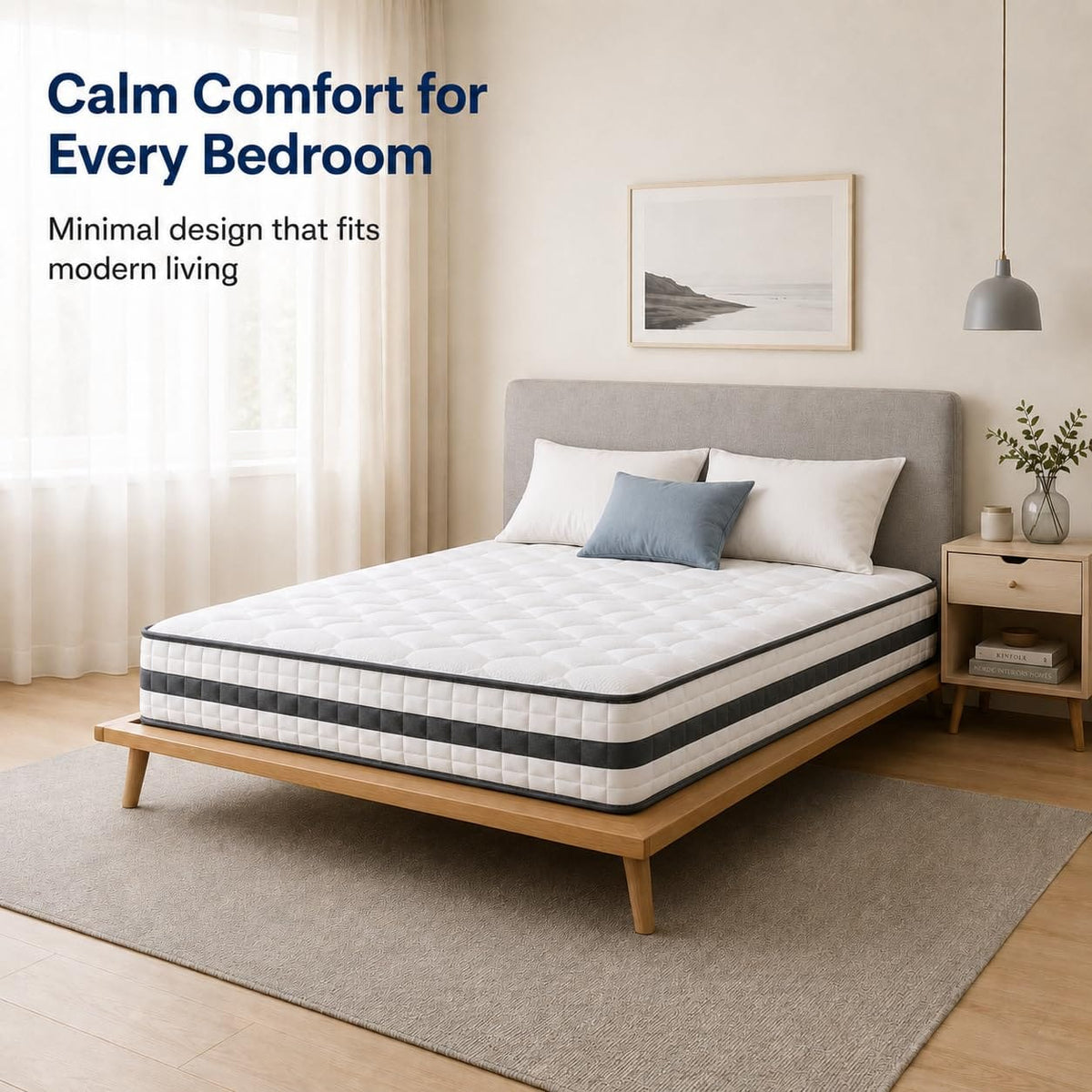 Shano Twirest Hybrid All Size Mattress |  Medium Firm