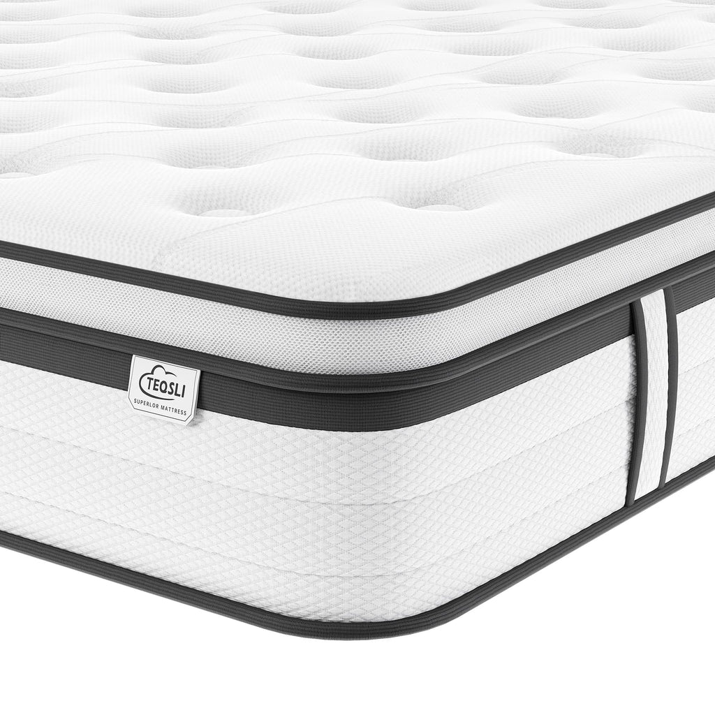 Luxury Hybrid Mattress  | 7-Zone Pocket Spring & Memory Foam | Medium Firm