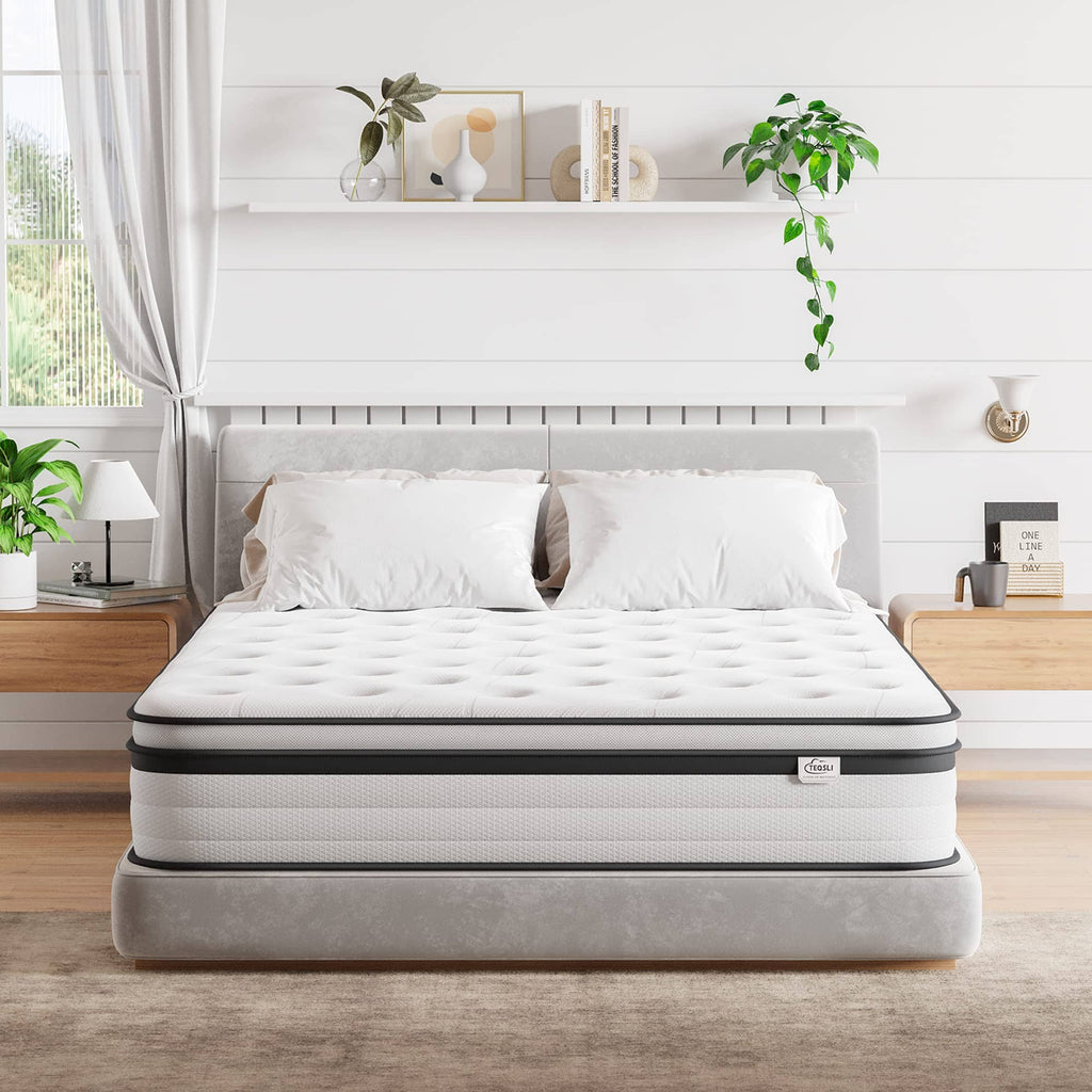 Luxury Hybrid Mattress  | 7-Zone Pocket Spring & Memory Foam | Medium Firm