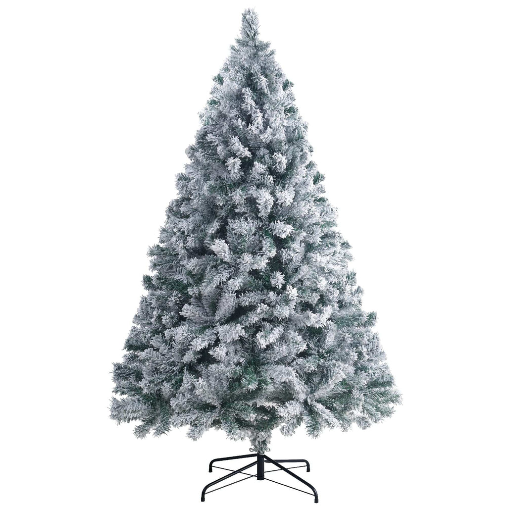 Shano Premium Christmas Tree 1432 Branch Tips Green Xmas Trees Bushy Artificial Christmas Tree Pine Tree with Metal Stand Easy to Assemble Realistic Spruce Branches Christmas Tree for Indoor and Outdoor