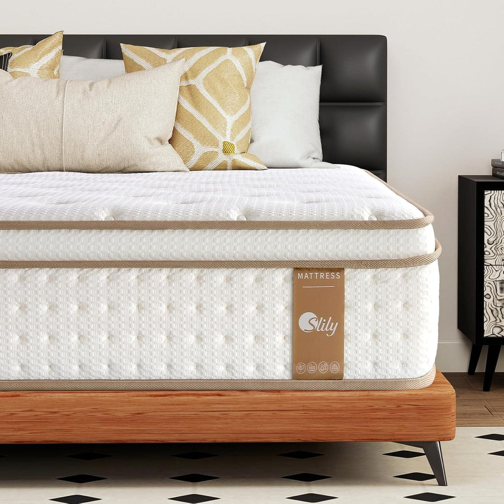 Hybrid Pocket Spring Mattress with Cooling Foam | 7-Zone Orthopaedic | Medium Firm | Single to Super King