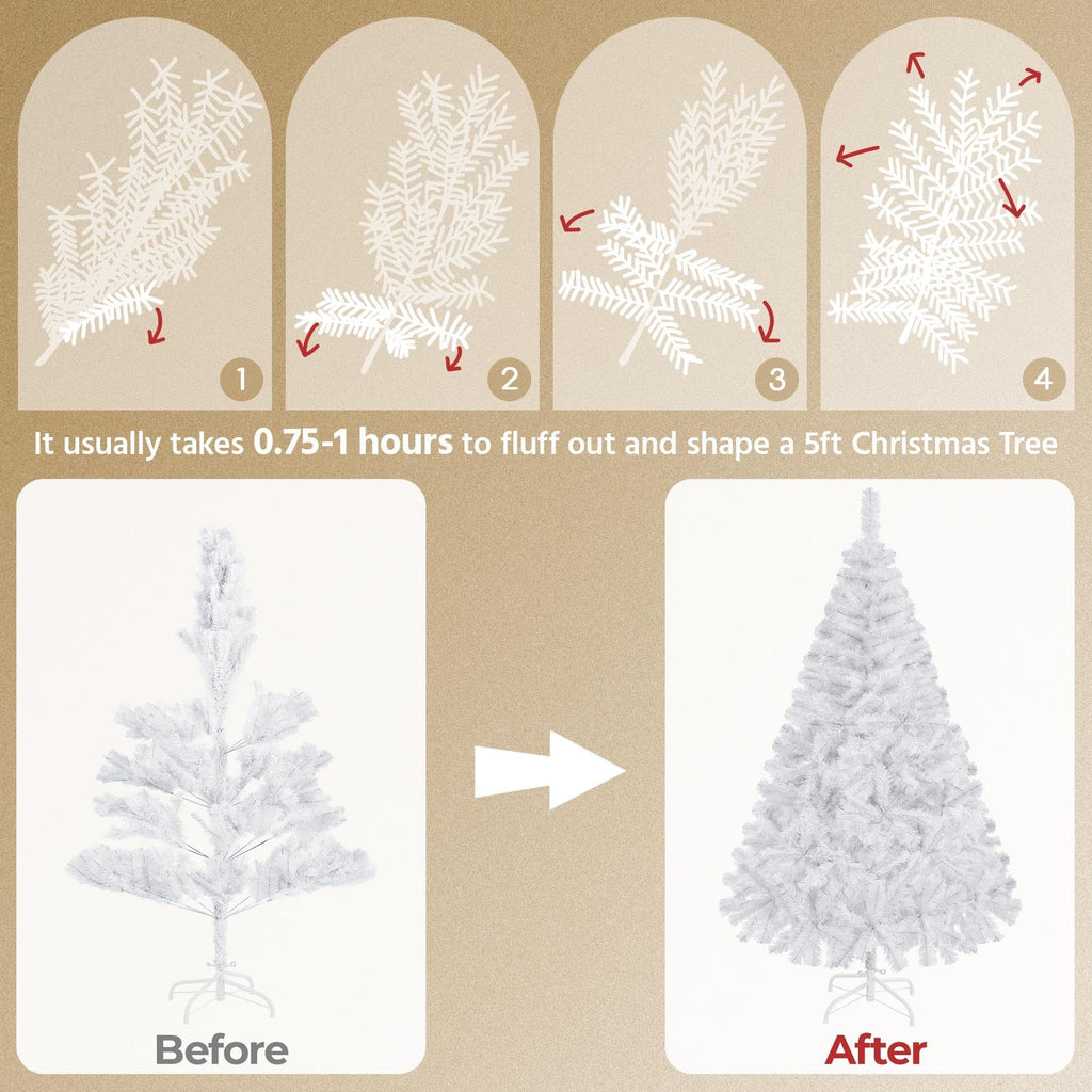 Shano Artificial Christmas Tree Bushy , Foldable Stand