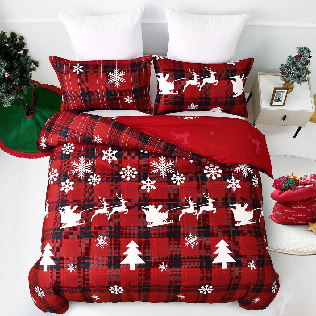 Halloween Duvet Cover Set 3 Pieces with Skull Pumpkin