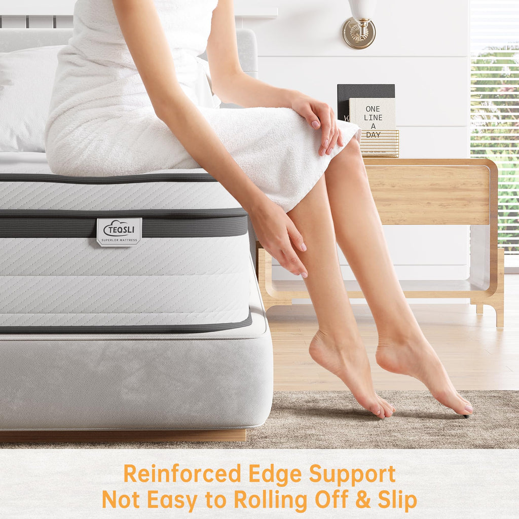 Luxury Hybrid Mattress  | 7-Zone Pocket Spring & Memory Foam | Medium Firm