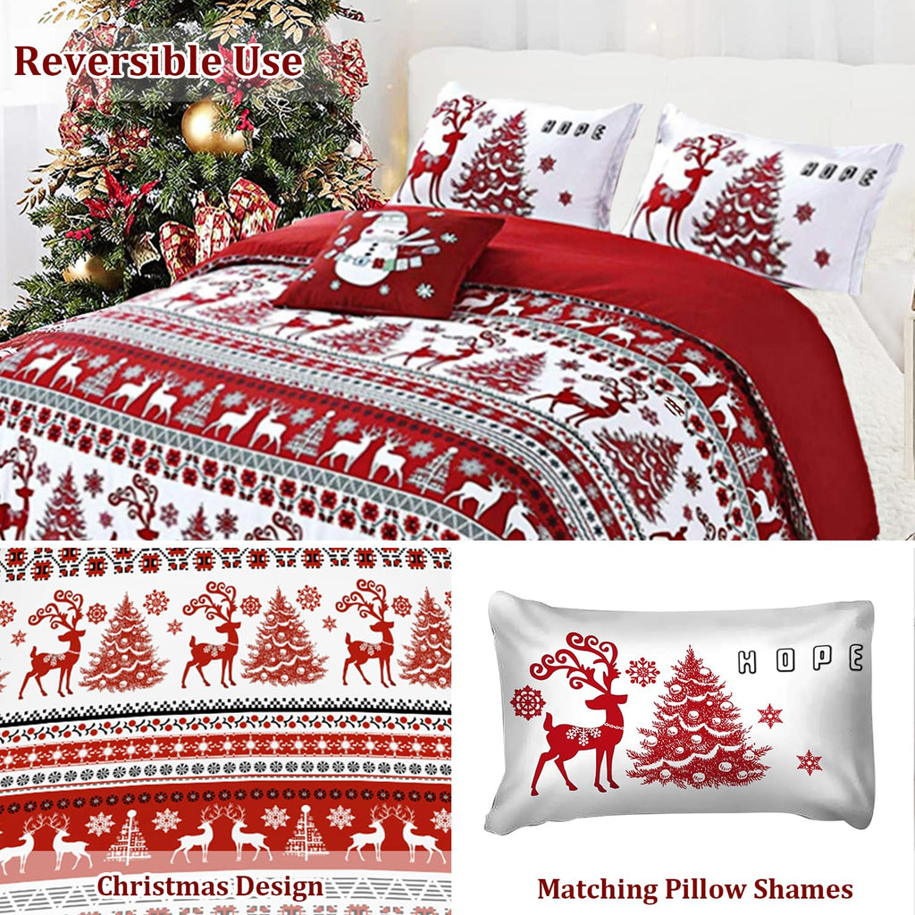 Halloween Duvet Cover Set 3 Pieces with Skull Pumpkin