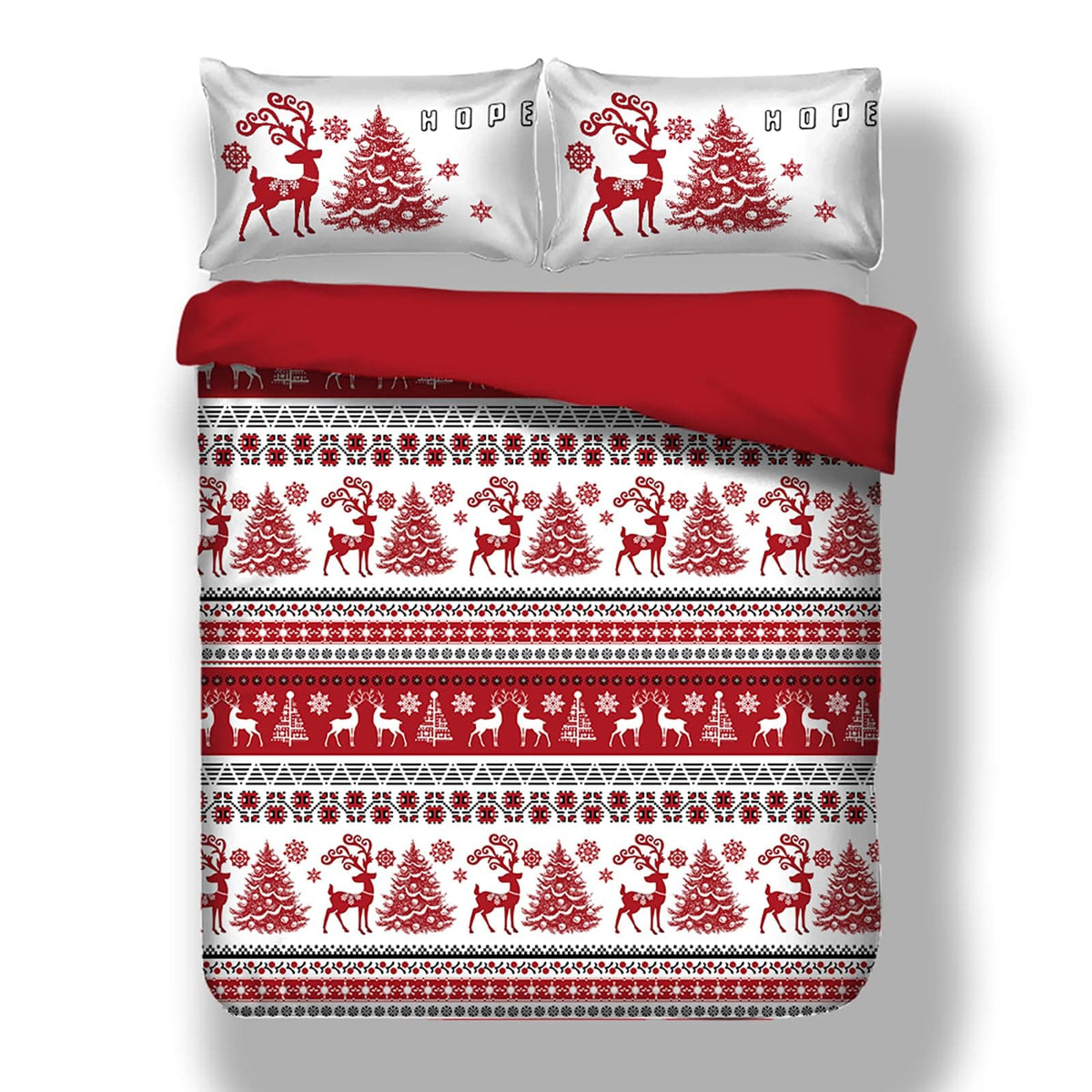 Halloween Duvet Cover Set 3 Pieces with Skull Pumpkin