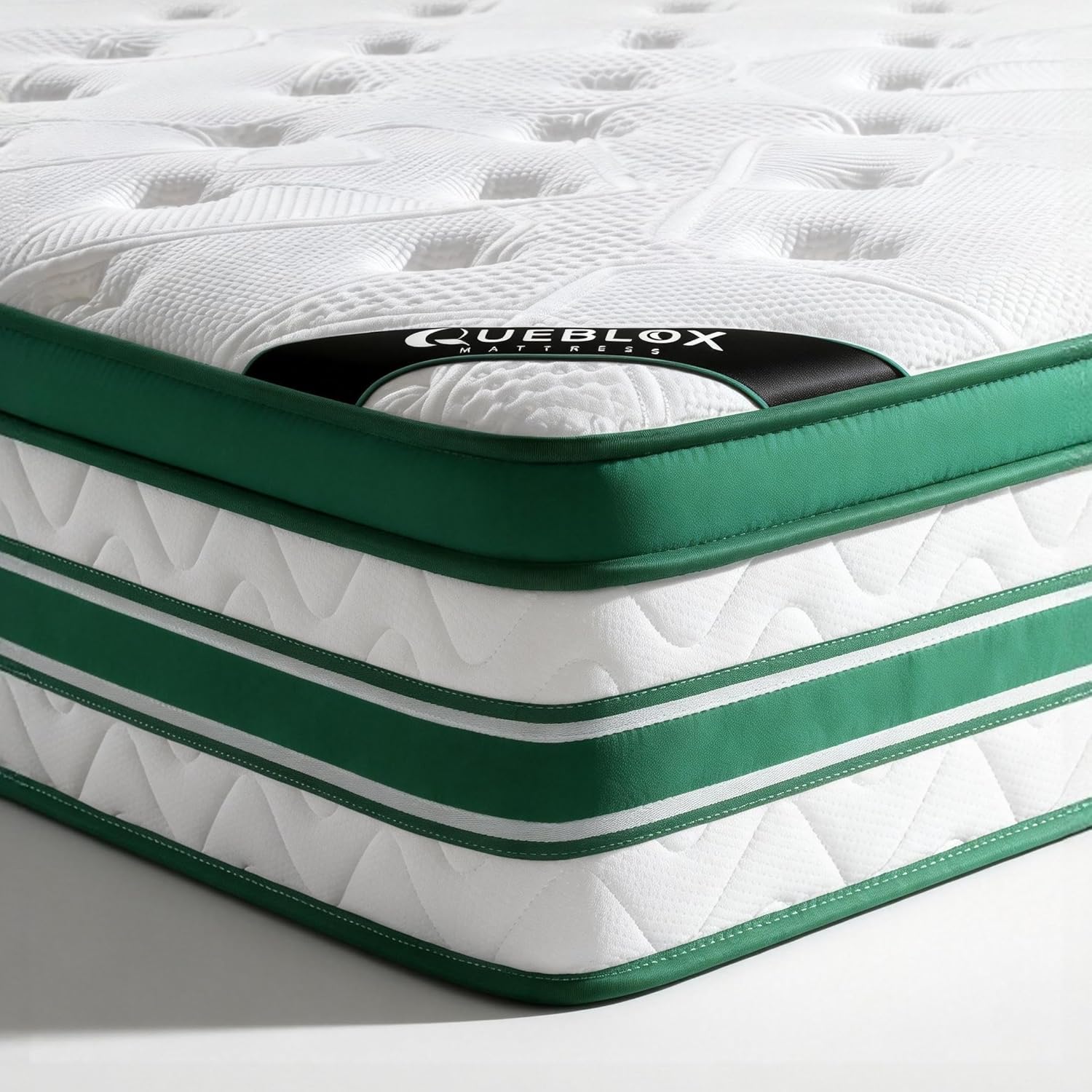 Hybrid Pocket Spring Memory Foam Mattress | 7-Zone Orthopaedic | Pillow Top | Medium Firm | Single, Double & King