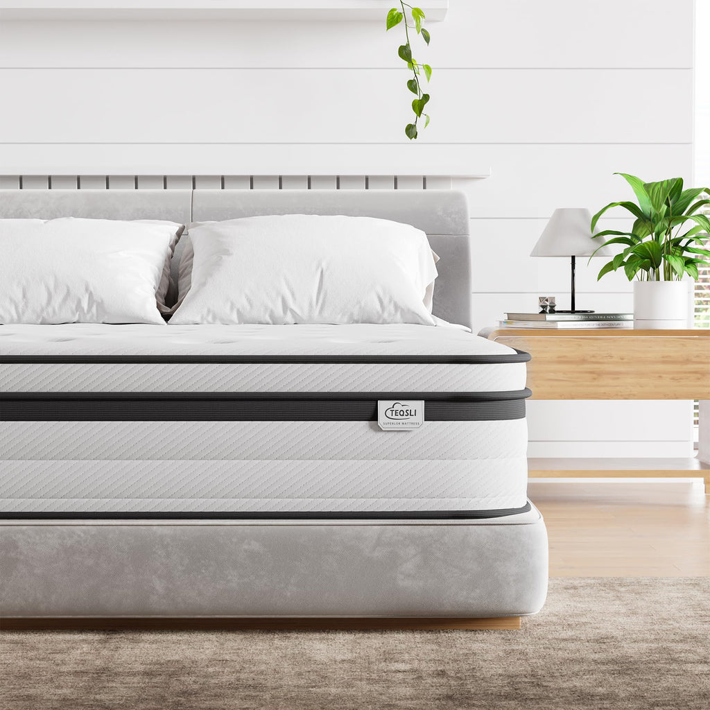 Luxury Hybrid Mattress  | 7-Zone Pocket Spring & Memory Foam | Medium Firm