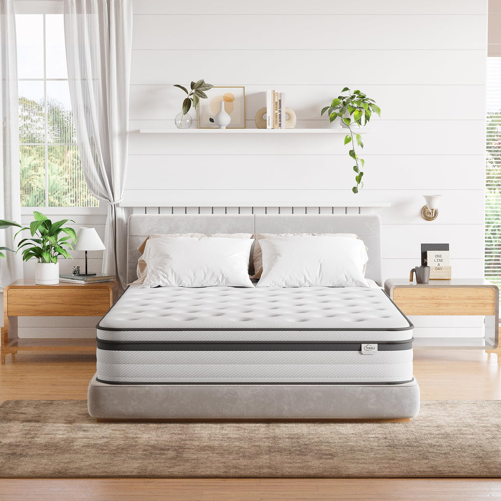 Luxury Hybrid Mattress  | 7-Zone Pocket Spring & Memory Foam | Medium Firm