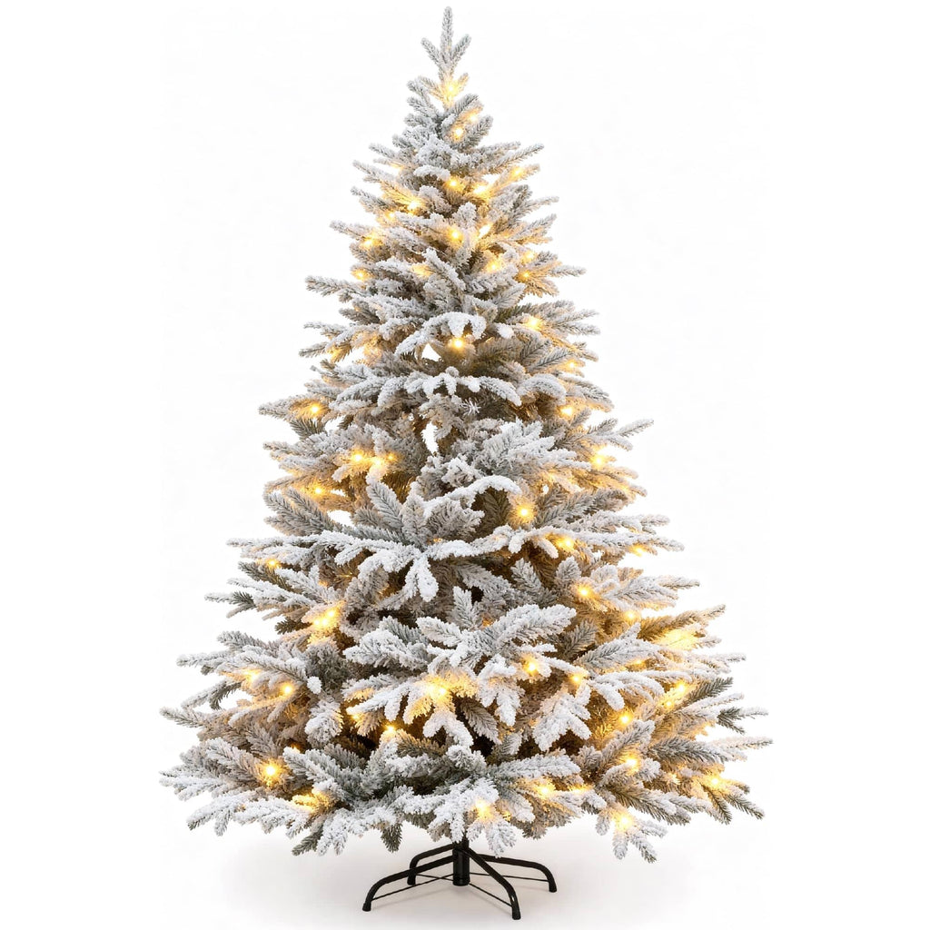 Shano Premium Christmas Tree 1432 Branch Tips Green Xmas Trees Bushy Artificial Christmas Tree Pine Tree with Metal Stand Easy to Assemble Realistic Spruce Branches Christmas Tree for Indoor and Outdoor