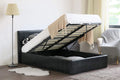 Modern Ottoman Storage Bed | Faux Leather | Gas Lift | Single, Double, King & Super King