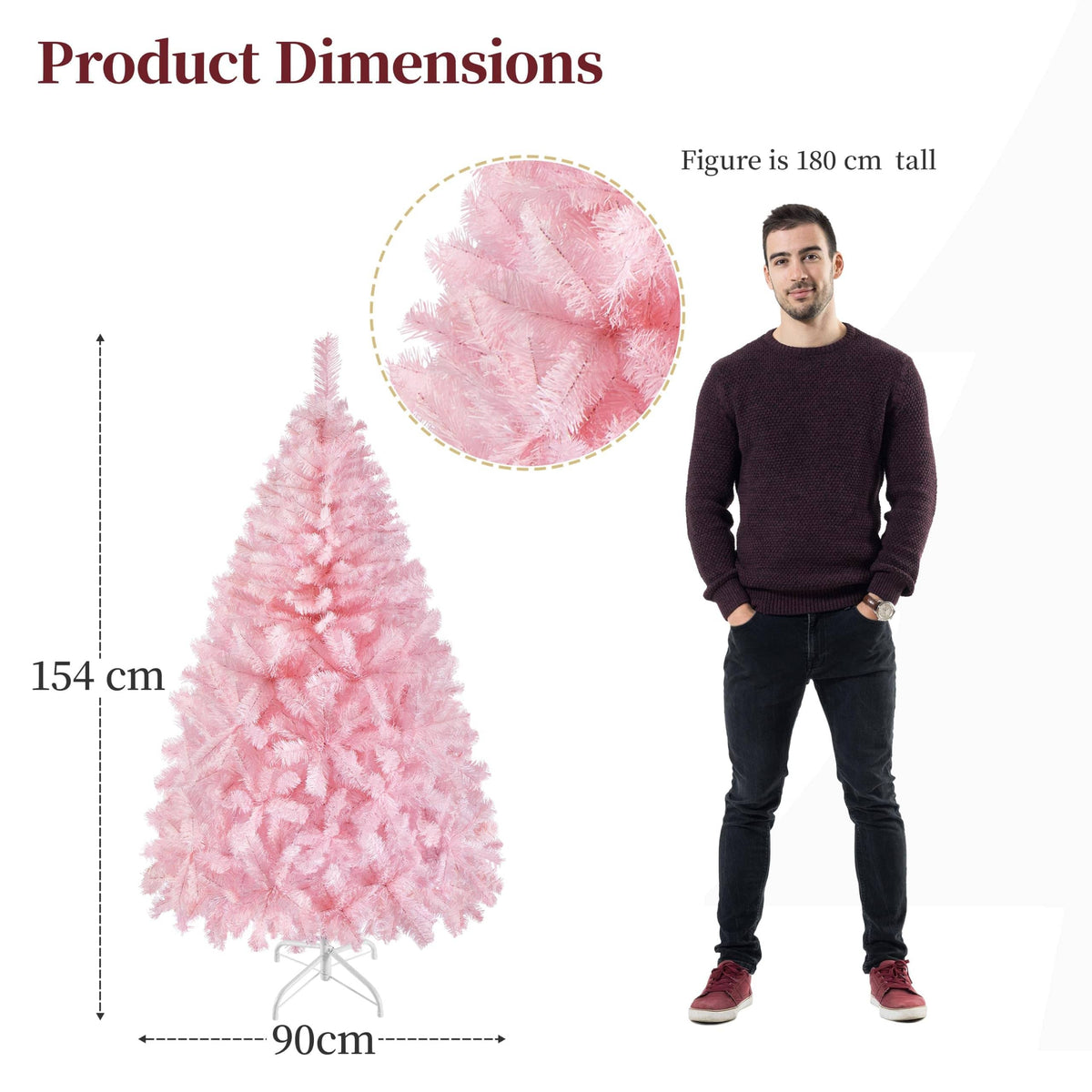 Shano Artificial Christmas Tree Bushy , Foldable Stand