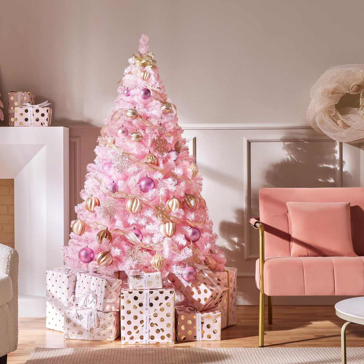 Shano Artificial Christmas Tree Bushy , Foldable Stand