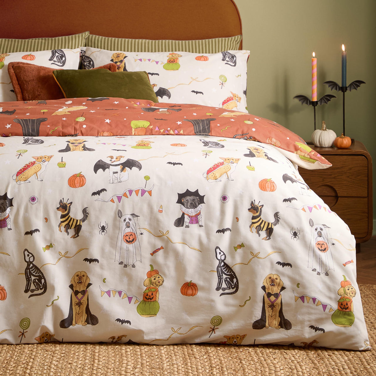 Trick Or Treat Duvet Cover Set