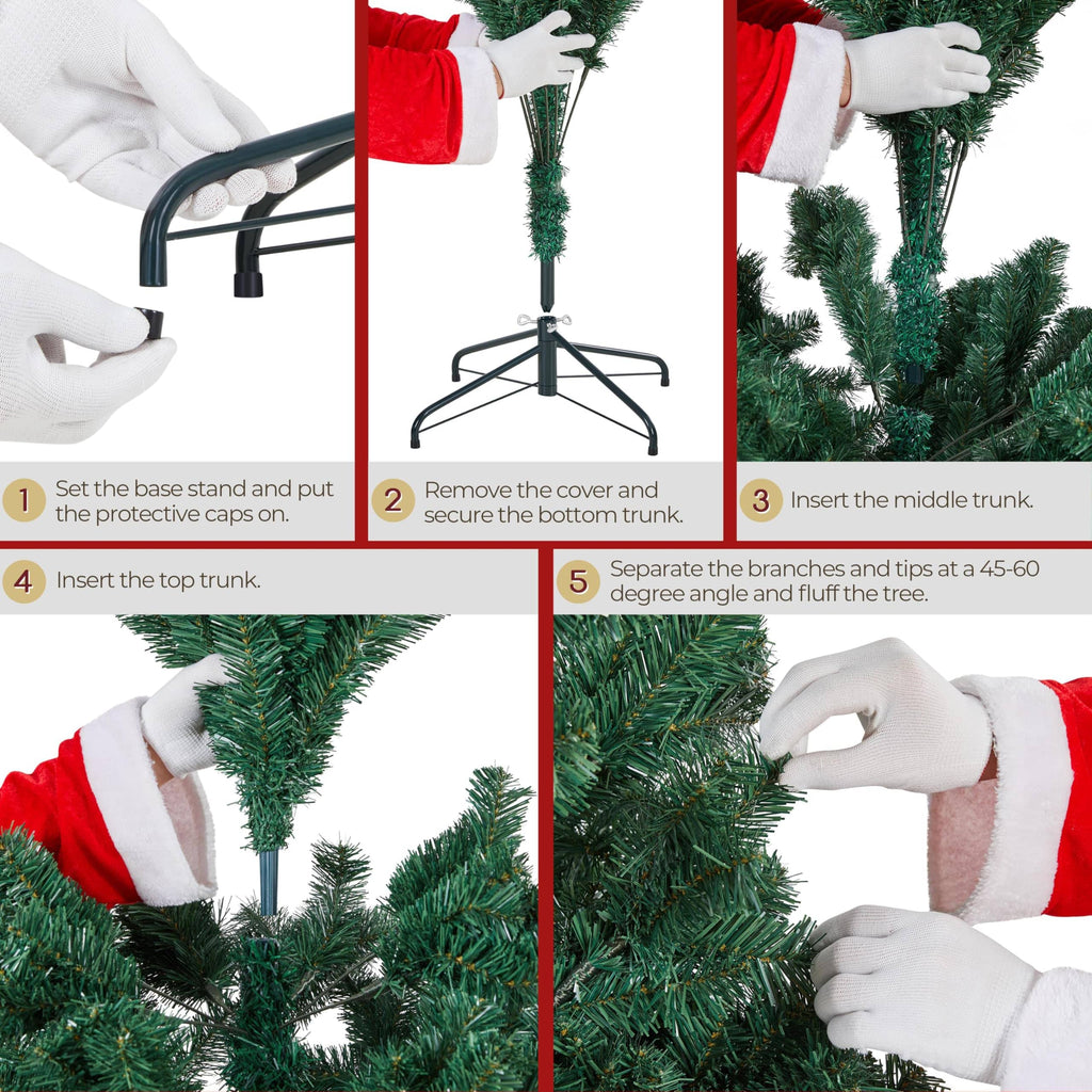 Shano Artificial Christmas Tree Bushy , Foldable Stand