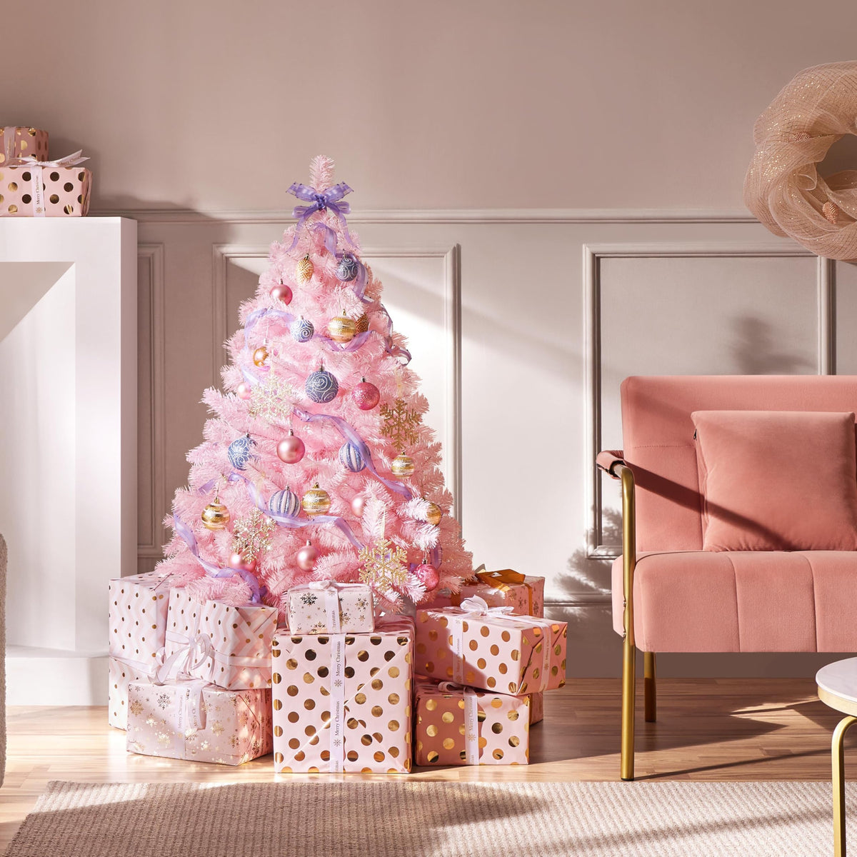 Shano Artificial Christmas Tree Bushy , Foldable Stand