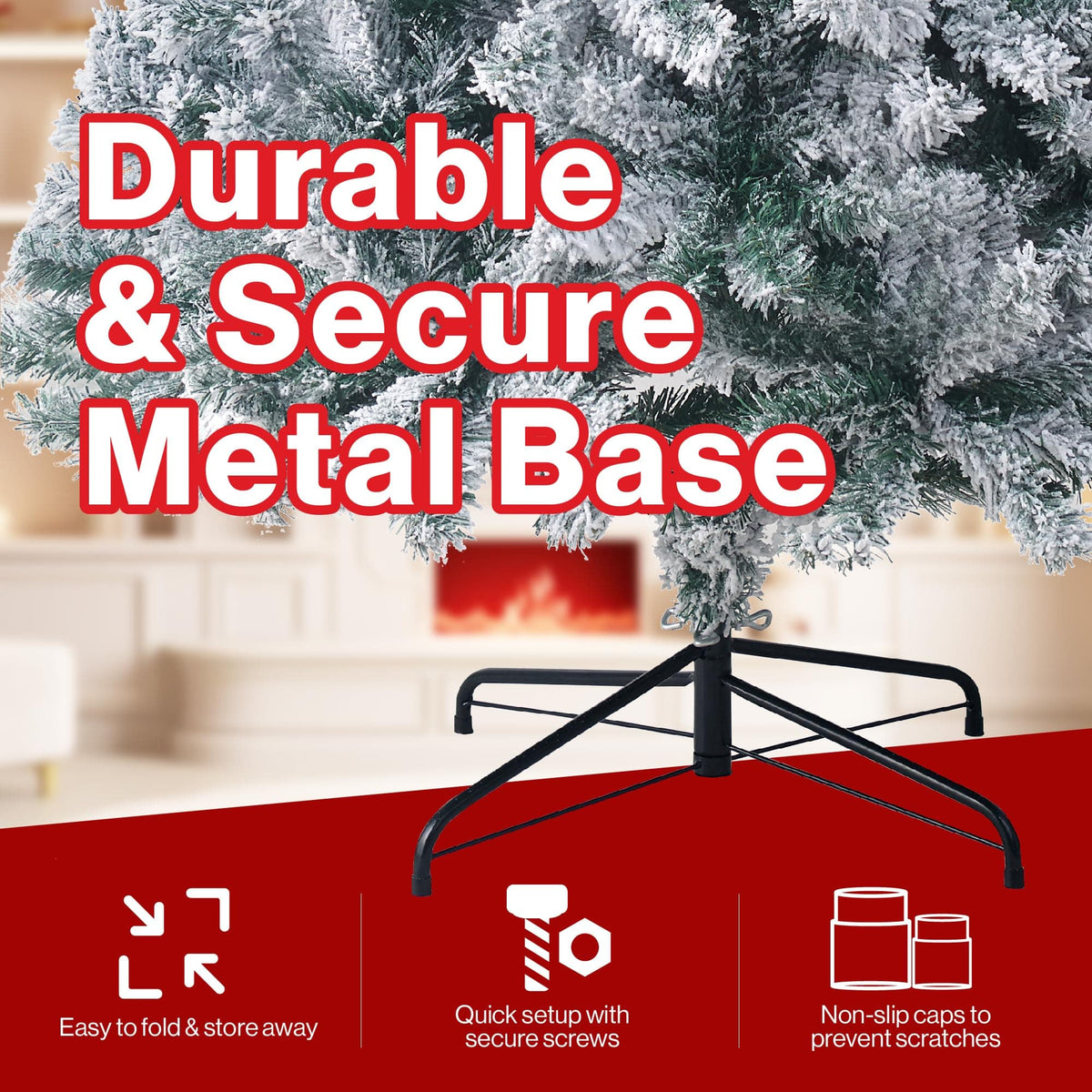 Shano Premium Christmas Tree 1432 Branch Tips Green Xmas Trees Bushy Artificial Christmas Tree Pine Tree with Metal Stand Easy to Assemble Realistic Spruce Branches Christmas Tree for Indoor and Outdoor