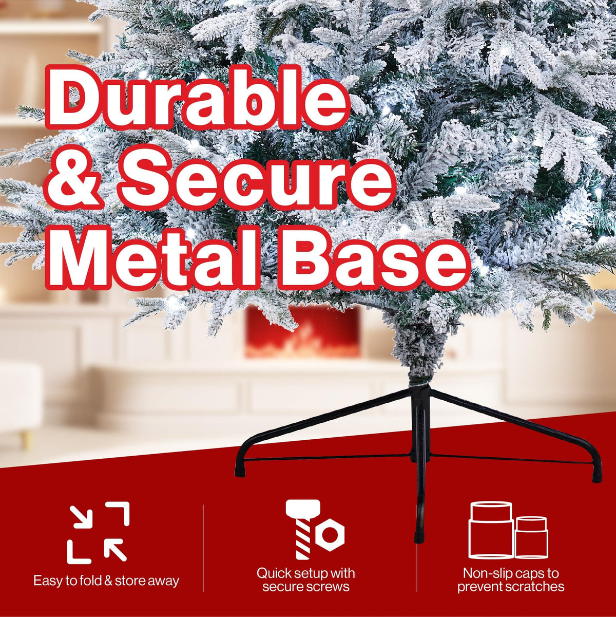 Shano Premium Christmas Tree 1432 Branch Tips Green Xmas Trees Bushy Artificial Christmas Tree Pine Tree with Metal Stand Easy to Assemble Realistic Spruce Branches Christmas Tree for Indoor and Outdoor