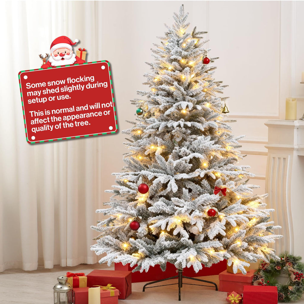 Shano Premium Christmas Tree 1432 Branch Tips Green Xmas Trees Bushy Artificial Christmas Tree Pine Tree with Metal Stand Easy to Assemble Realistic Spruce Branches Christmas Tree for Indoor and Outdoor
