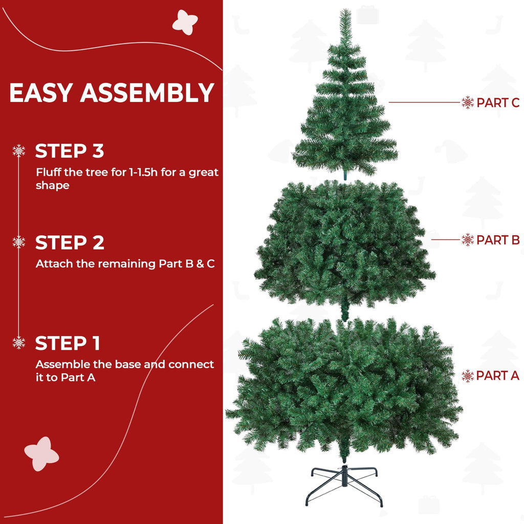Shano Artificial Christmas Tree Bushy , Foldable Stand