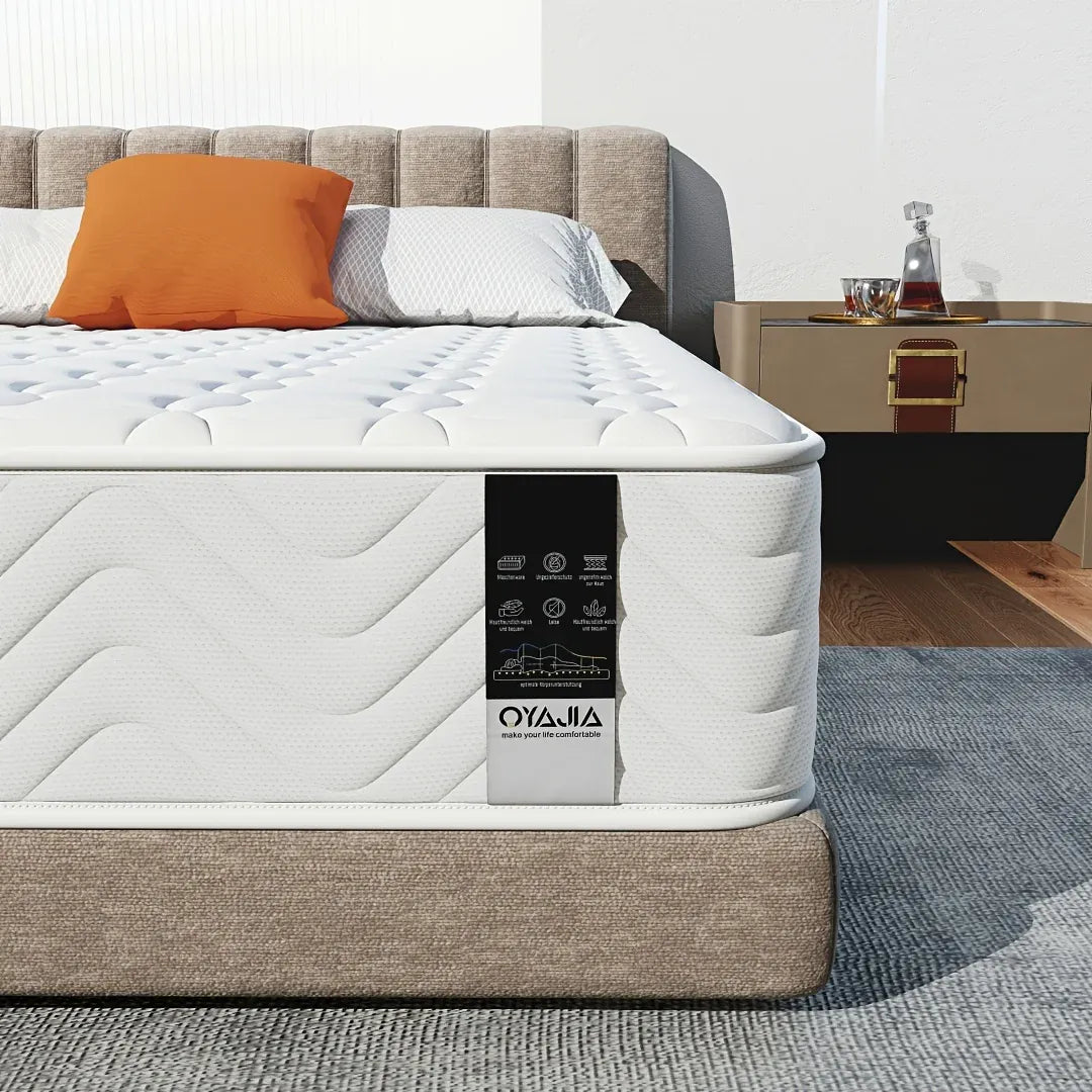 Single Bed Mattress 3ft — 23cm Pocket Spring & High-Density Foam, Roll Packed