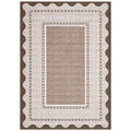 Modern Washable Area Rug — Low Pile, Non-Slip Rubber Backing, Stain Resistant