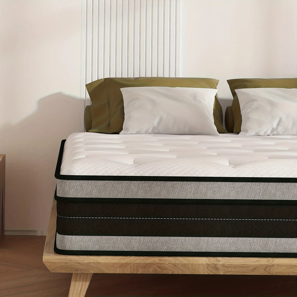 Luxury Hybrid Mattress — Pocket Spring & Memory Foam, 26–30cm Deep, Single to Super King