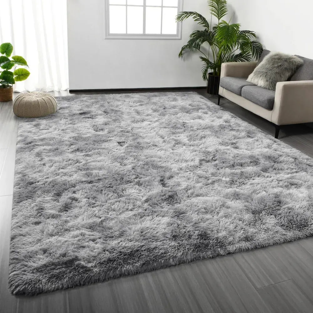 Ultra Shag Area Rug 5ft x 8ft — Fluffy, Soft & Non-Slip for Living Room & Bedroom