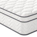 Vesgantti Pro Hybrid Mattress 10.3 Inch — Breathable Foam & Individually Pocketed Springs, Medium, Classic Box Top
