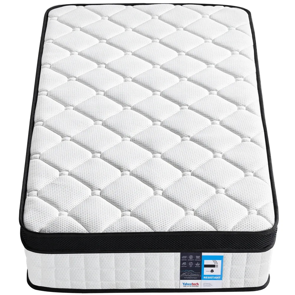 Costoffs Hybrid Mattress — Memory Foam & Pocket Spring with 3D Breathable Fabric, Single & Double