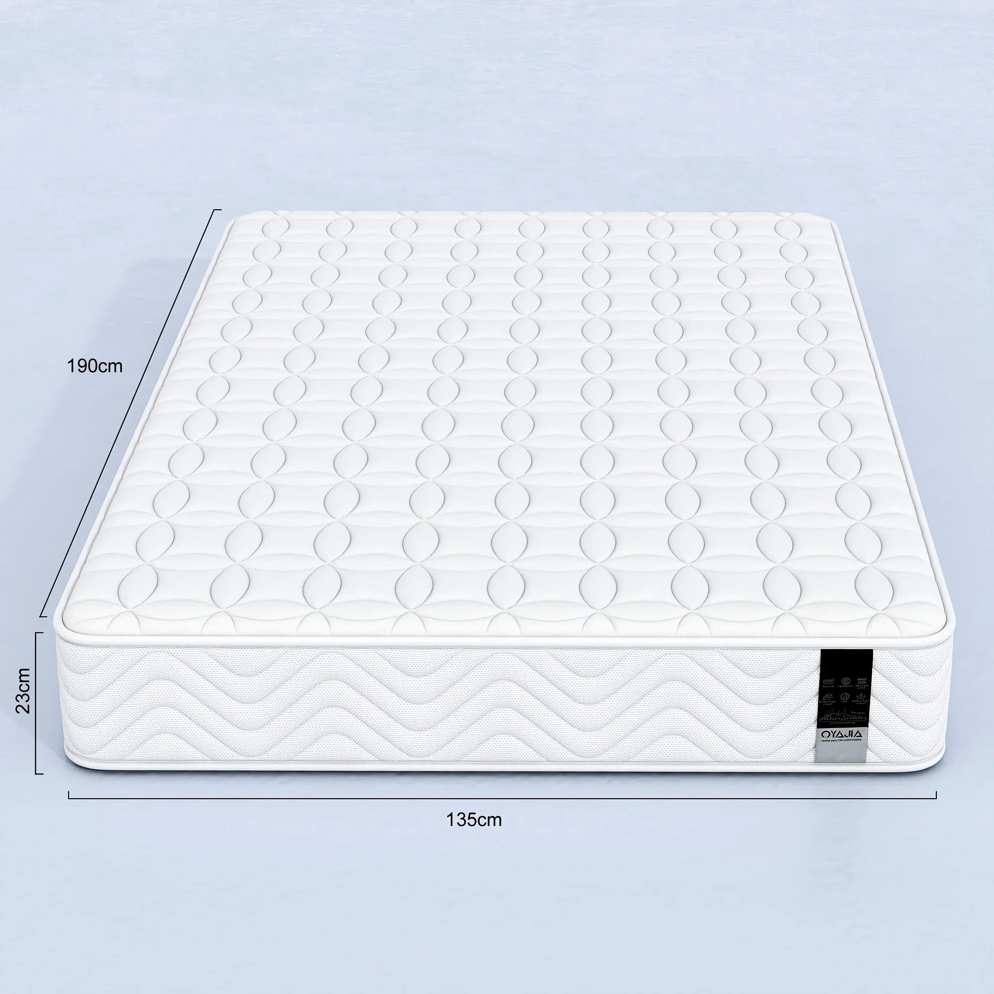 Double Size Ottoman Bed with Storage, Hydraulic Lift Upholstered Bed Frame, Functional Beds with Headboard Storage, No Mattress