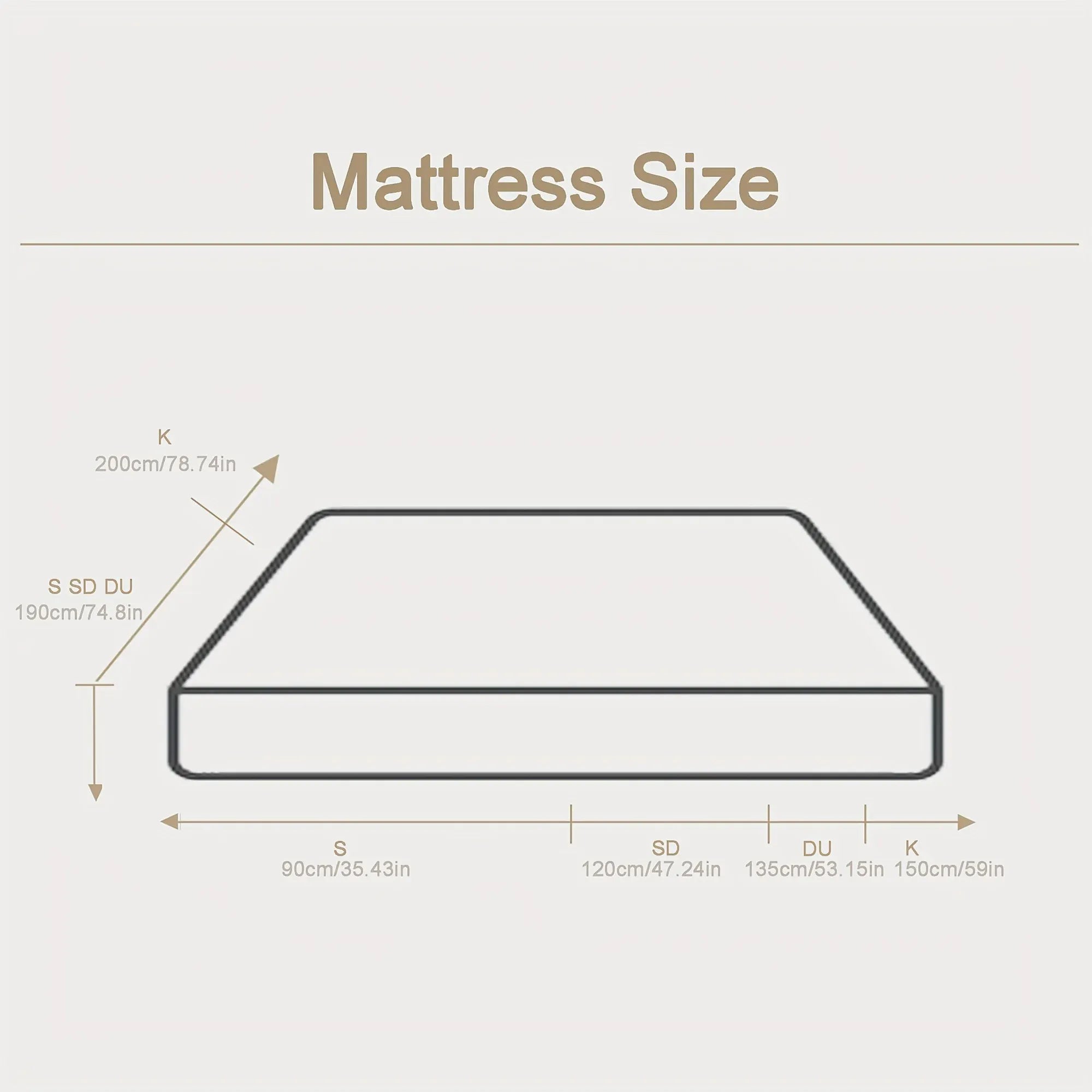 Firm Mattress H3 — 7-Zone Memory Foam, Multi-Layer Support, 21cm or 25cm