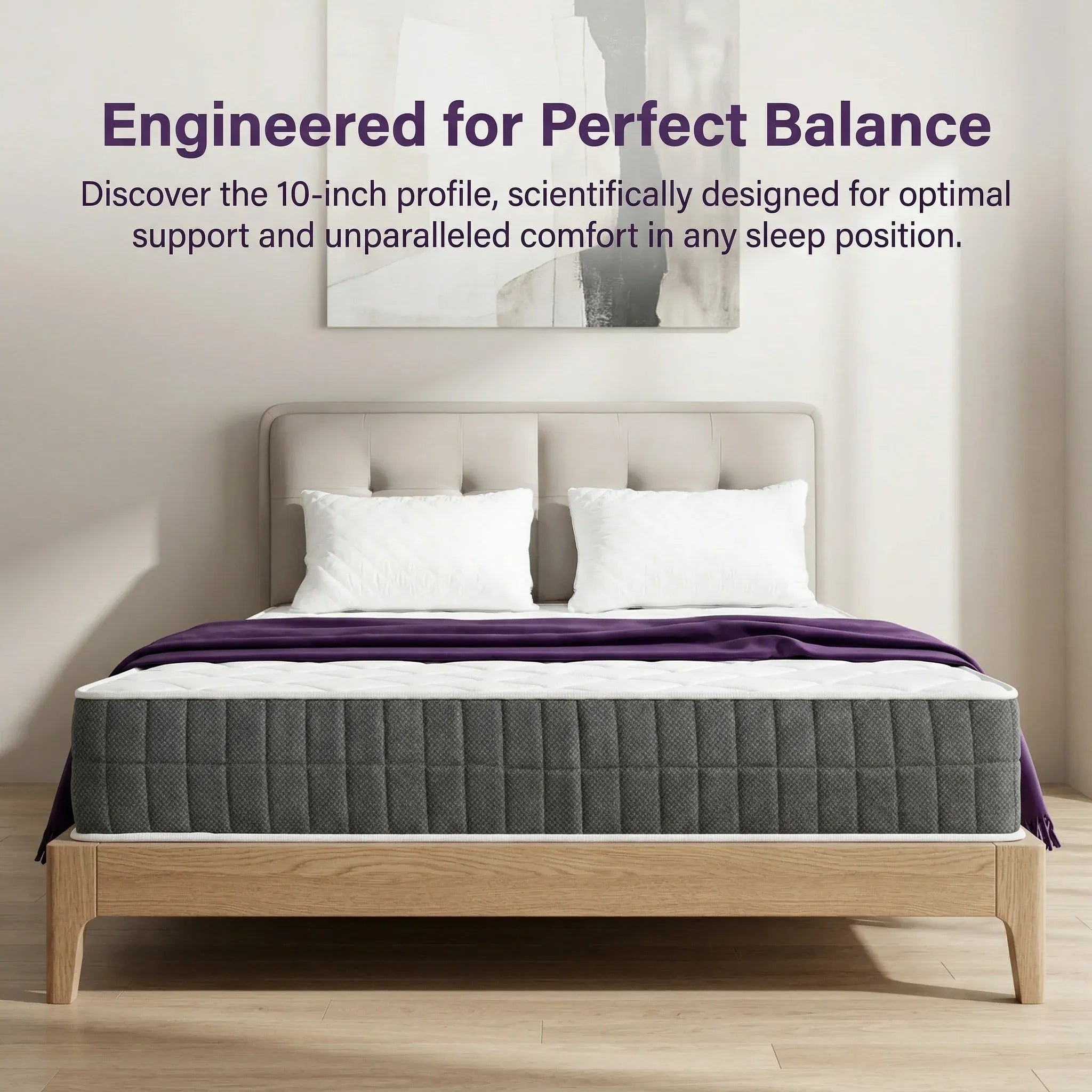 25cm Pocket Spring Hybrid Mattress | Medium-Firm | Mattress in a Box | Double