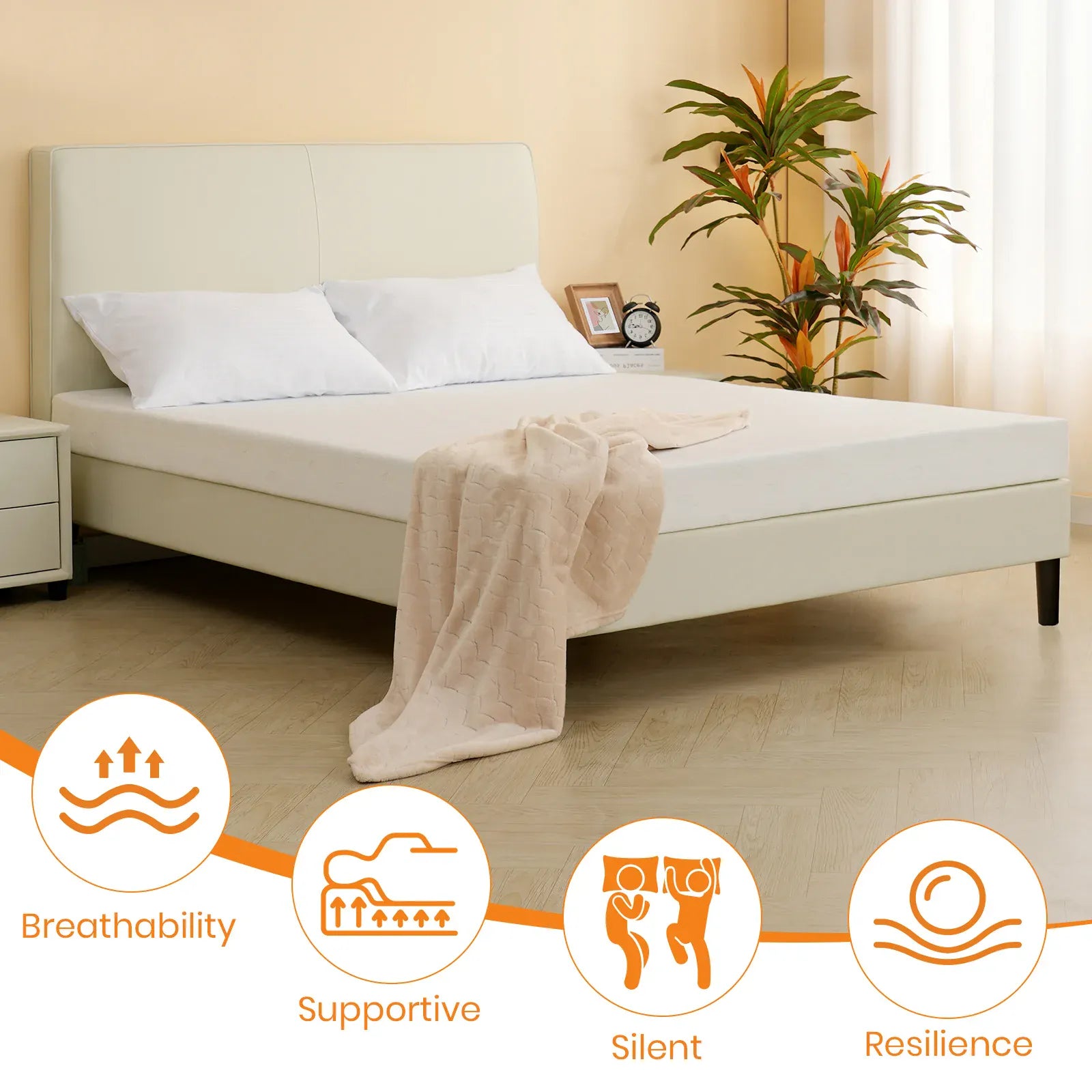 Good Nite Memory Foam Mattress | Single & Double | Medium-Firm Support