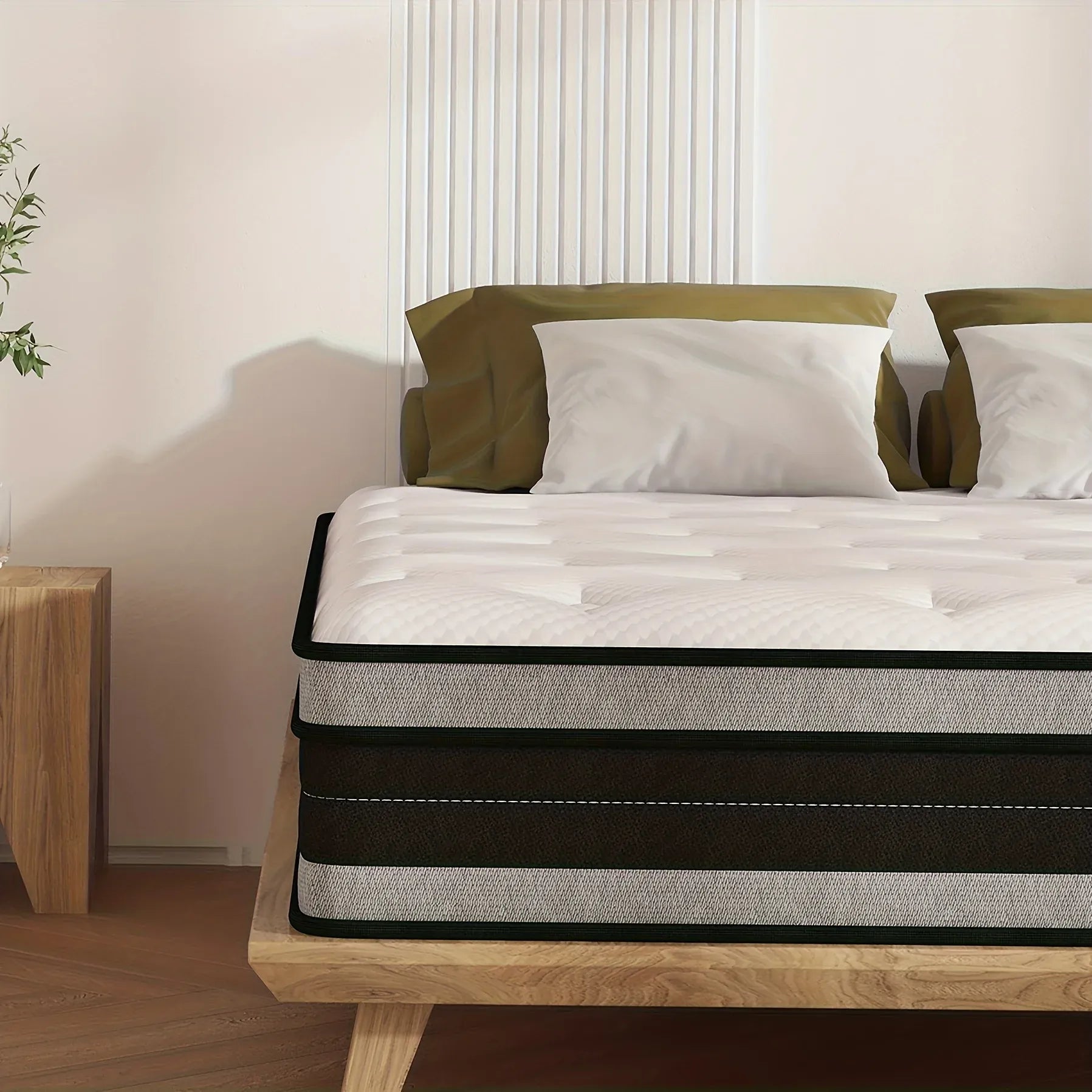 Luxury Hybrid Mattress — Pocket Spring & Memory Foam, 26–30cm Deep, Single to Super King