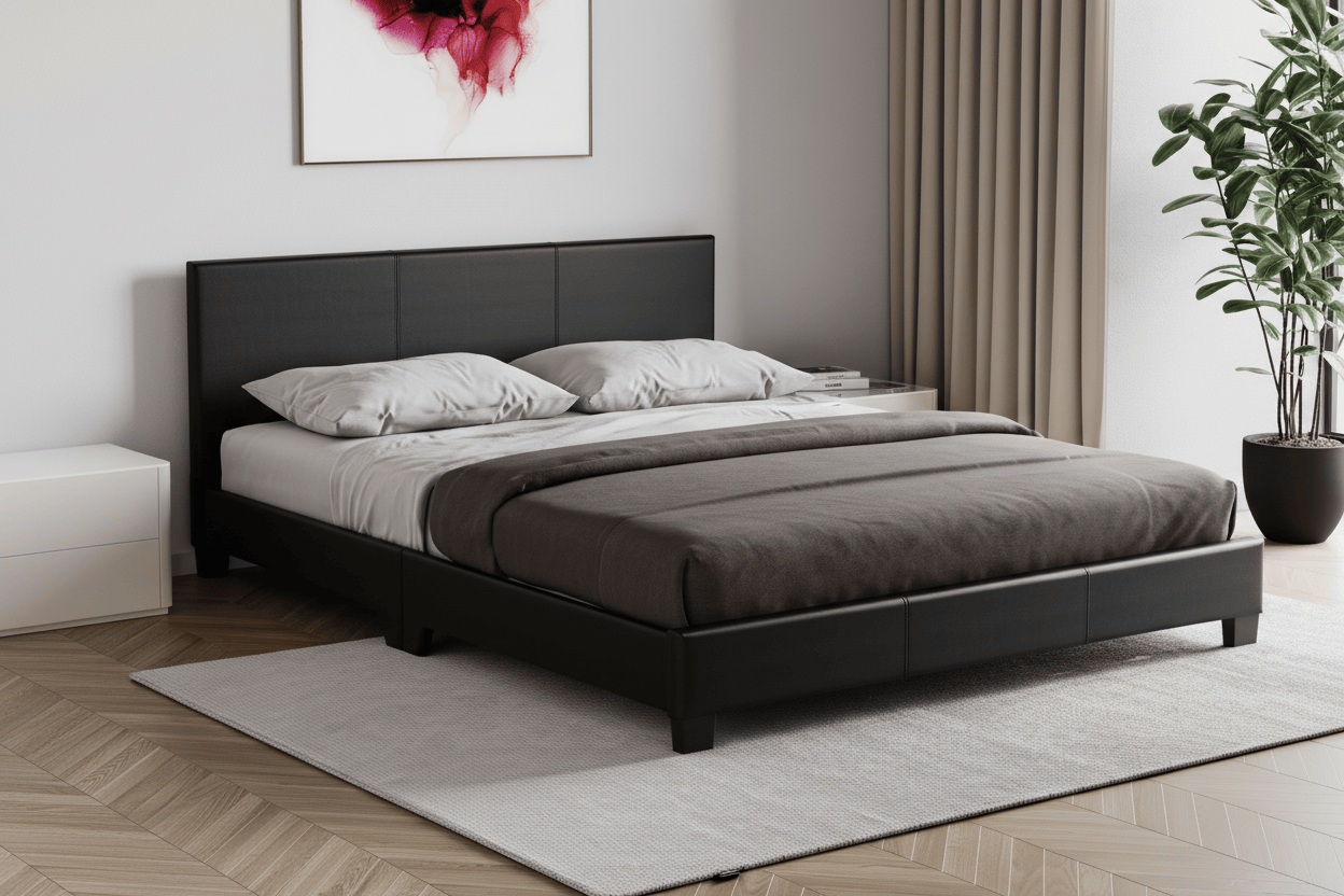 Double Bed Frame - Black